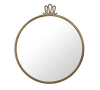 GUBI miroir mural circulaire RANDACCIO (Ø 42 cm - Verre et laiton)