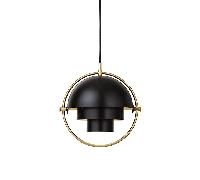 GUBI Multi-Lite Suspension Petit Laiton & Noir