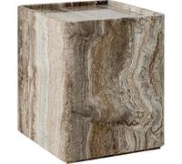 GUBI Table d'appoint Pietra 33x33x40 cm Lively sepia