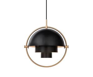 GUBI Plafonnier Multi-Lite laiton-noir