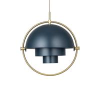 GUBI Plafonnier Multi-Lite Midnight Blue-laiton