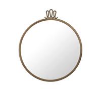 GUBI Randaccio Miroir Mural Rond Ø42 cm Laiton Antique