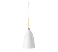 GUBI Suspension Gräshoppa brillant Blanc d'albâtre-laiton