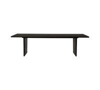 GUBI Table à manger Private 100x260 cm Marron-chêne teinté noir