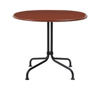 GUBI Table basse Carmel Bistro. 75x75 cm Rock red-black semi matt