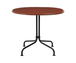 GUBI Table basse Carmel Bistro. 75x75 cm Rock red-black semi matt