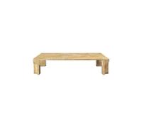 GUBI Table basse Doric Honey Amber marbre. 140x80 cm