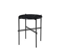 Gubi Table basse TS - Marbre - Nero Marquina - mat noir - 40 cm