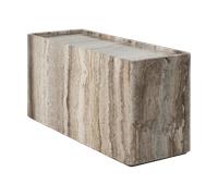 GUBI Table d'appoint Pietra 30x80x40 cm Vif sépia