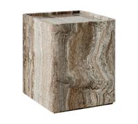 GUBI Table d'appoint Pietra 33x33x40 cm Lively sepia