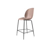GUBI Tabouret de bar Gubi 3D bas sweet pink. structure en acier noir
