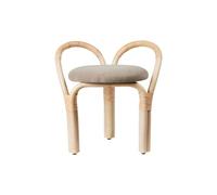 Gubi - Tabouret rembourré Bois naturel