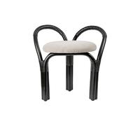 Gubi - Tabouret rembourré Noir