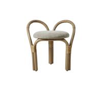 Gubi - Tabouret rembourré Vert