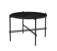 GUBI TS Table Basse Ronde Ø55 Noir/ Marbre Noir Marquina