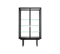 GUBI Vitrine Private verre. chêne lasuré marron-noir