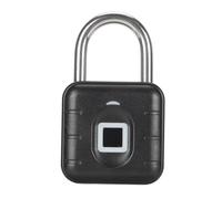 Gucagle Cadenas à empreintes digitales Cadenas intelligent biométrique étanche jusqu'à 20 empreintes digitales Entrée sans verrouillage rapide pratique pour la salle de sport, le
