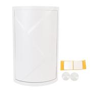 Gucagle Étagère de Rangement d'angle de Salle de Bain, Organisateur Rotatif Durable à 360 degrés pour comptoir de Salle de Bain, Gain de Place, matériau PP 415x225x160mm (Grise)