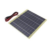 Gucagle Module de panneau solaire Portable 6W 18V, polysilicium à haute efficacité pour lampadaire de cour, lumières publicitaires, système solaire à monter soi-même