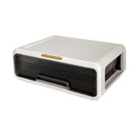 Gucagle Organiseur de bureau avec tiroir, boîte de rangement de bureau en plastique robuste, incassable, lisse pour la maison, le bureau, la collection de fournitures cosmétiques crème (1 couche)