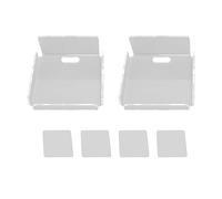 Gucagle Petite étagère Murale pour Haut-Parleur, adhésif Acrylique, réglage Multi-Angle, Gain de Place, caméras de sécurité, étagère Flottante pour la Maison, Le Bureau, matériau