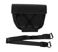 Gucagle Pochette de Rangement en Tissu Oxford, Conception Multicouche, Sangle de Taille réglable, Sac à Outils Utilitaire pour Les activités de Plein air, équipement Tactique, randonnée, (Noire)