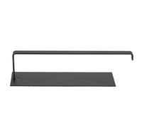 Gucagle Porte-Serviettes en Papier sous Armoire, Porte-Papier Toilette Auto-adhésif, Salle de Bain, Cuisine, Support en Rouleau de Papier en métal Noir Mat, Organisateur d'étagère pour