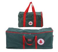 Gucagle Sacs de Rangement pour Arbres de Noël, imperméables, durables, Grande et Petite Taille, Ensemble pour Arbres de Noël artificiels de 7,5 Pieds de Haut, poignées renforcées en Tissu