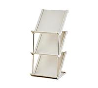 Gucagle Support de Rangement de Chaussures incliné, Gain de Place, Multicouche, Organisateur pour l'entrée de la Maison, dortoir, Plastique et Acier Inoxydable