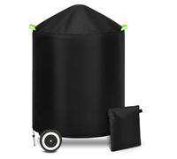 Gucass Housse de Protection pour Barbecue Weber 57 cm, 420D Oxford Housse Barbecue Exterieur Ø77x90cm, Imperméable Bache Barbecue Ronde, Couverture de Grill Anti-UV/Vent/Poussière/l'Humidité