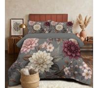 GUCSMN Fleurs Rétro Couette Légère 200x200cm sans Housse