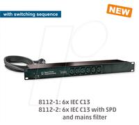 GUDE 8112-2 - PDU, séquenceur, 6 x CEI C13