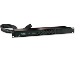 GUDE 8112-6 Expert Power Sequenzer 6x C13 avec protection contre les surtensions et filtre d'alimentation, raccordement C19