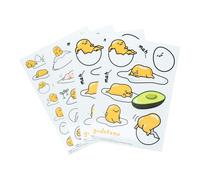 Gudetama Stickers sous licence officielle Puffy Gadget Comprend 37 personnages d'anime en 3D dessin animé Lazy Egg, cadeau et accessoire décoratif | Paladone