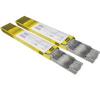 Güde 16990 Lot de 190 électrodes à gaine fine ESAB 2,0 300 mm pour toutes les positions de soudure Gris