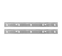 Güde 55188 Lot de 2 lames de rabot pour GADH 254 (VE 2 lames de rabot en acier haute vitesse) Argent