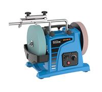 Güde Broyeur combiné de table GNS 200 VS – Ponceuse à eau 230 V 120 W 200 mm bleu