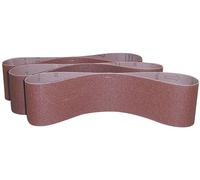 GÜDE Bandes abrasives 50 X 686 grain 80 pour ponceuse G55108 - lot de 3 40367