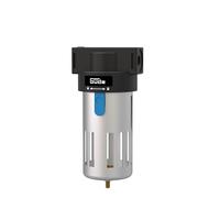 Güde Filtre séparateur d'eau 1/4" (filetage de raccordement IG 1/4", pression de travail maximale 10 bar, pour montage sur compresseurs/conduites d'air comprimé, avec vanne de vidange)