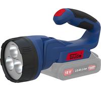 Güde Lampe LED sans fil L 18-0 (18 V, Easy-Energy-Exchange, poignée souple pour un travail en toute sécurité, 3 LED haute performance, 260 lumens, tête pivotante à 90°, pour une utilisation mobile,