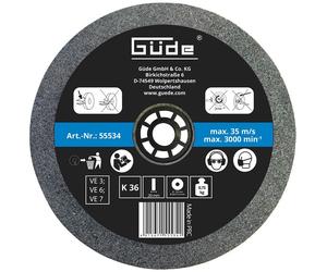 GÜDE Meule abrasive G36 pour touret G55223 - G55271 - G55235 - 150 x 20 mm 55534