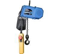 Güde Palan à chaîne électrique GEKZ 300 (230 V, 410 W de Puissance du Moteur (P1), Charge maximale de 300 kg, Longueur de chaîne de 3 m, avec arrêt d'urgence, Frein de Transmission mécanique de