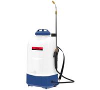 Güde SG 18-0 R Pulvérisateur à dos sans fil (18 V, réservoir de 15 l, lance de pulvérisation télescopique 600-1000 mm en aluminium, sangle de transport, buse en laiton réglable pour jet