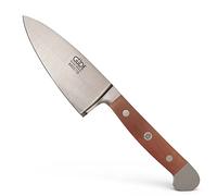 Güde Solingen - Couteau à Fromage à pâte Dure Couteau à Fromage forgé, 10 cm, Bois de Poirier, Alpha-Poire - Double mitre, fabriqué à la Main en Allemagne