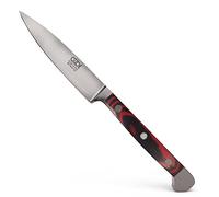 GÜDE Solingen - Couteau à larder forgé, 10 cm, Micarta, ALPHA-MIKARTA - Couteaux d'office, double mitre, fabriqué à la main en Allemagne