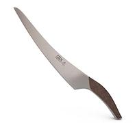 Güde Solingen - Couteau à sculpter forgé, 26 cm, chêne fumé, SYNCHROS, fabriqué à la main en Allemagne