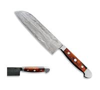 Güde Solingen Couteau Santoku DAMASCUS 18 cm, marron, Güde