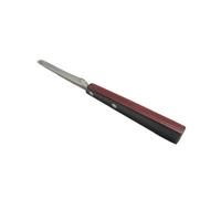 Güde Solingen - Couteau utilitaire rouge/noir avec bord dentelé, 10 cm, UNI, POM