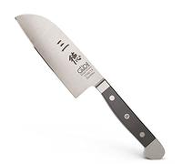 GÜDE Solingen - Santoku forgé, 14 cm, POM noir, ALPHA - mitre double, fabriqué à la main en Allemagne