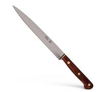 Güde Solingen Tradition - Couteau à Filet Flexible forgé, 21 cm, Bois de Prunier, K.GÜDE, fabriqué à la Main en Allemagne, Marron
